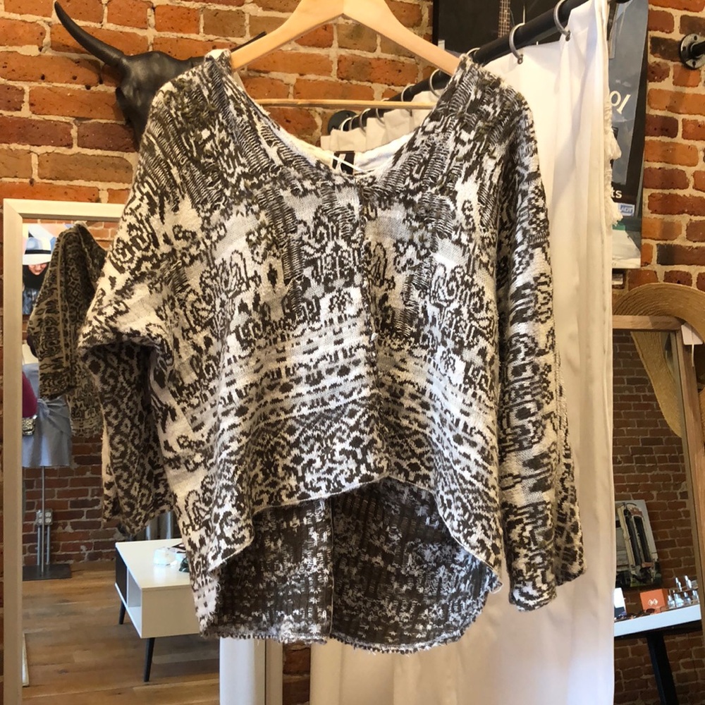 Free People Sweater with Hood!
